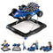 Coast 4-in-1 Loopwagen - Verstelbaar 51/53/55 cm - Speelconsole - Blauw