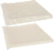 J-Line tafelkleed Indi - textiel - beige - 2 stuks