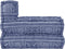 vidaXL - Poef - modulair - stof - indigo