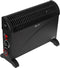 Mesko Elektrische Convector Kachel - 3 Warmtestanden 750W 1250W 2000W - Instelbare Thermostaat - Zwart