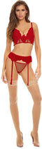 Ondergoed Set Bombshell Boudoir Rood (S)