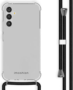 iMoshion Hoesje Geschikt voor Samsung Galaxy A34 (5G) Hoesje Met Koord - iMoshion Backcover met koord - Transparant