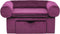 vidaXL - Hondenbank - met - lade - 75x50x38 - cm - pluche - bordeauxrood