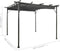 vidaXL-Pergola-met-uittrekbaar-dak-180-g/m²-3x3-m-staal-antracietkleur