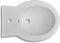 vidaXL Staand toilet en bidet set (wit)