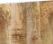 vidaXL - Hoofdbord - 140 - cm - massief - ruw - mangohout
