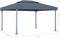 vidaXL - Prieel - met - LED-lichtslinger - 400x300 - cm - aluminium - antracietkleur