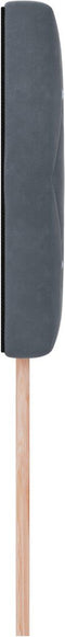 vidaXL - Hoofdbord - met - Kristalknoop - Vast - Donkergrijs - 90 - cm - Velvet
