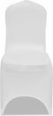 vidaXL - Stoelhoezen - stretch - wit - 100 - st