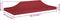 vidaXL - Partytentdak - 580 x 291 cm - UV- en waterbestendig - Bordeauxrood