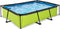 EXIT Lime zwembad 300x200x65cm met filterpomp - groen