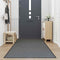 vidaXL - Deurmat - 115x300 - cm - antracietkleurig