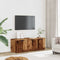 vidaXL - Tv-meubel - 102x35x36,5 - cm - bewerkt - hout - oud - houtkleurig