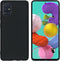 iMoshion Hoesje Geschikt voor Samsung Galaxy A51 Hoesje Siliconen - iMoshion Color Backcover - Zwart