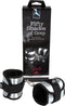 Fifty Shades Handboeien - Fluweel - Zilver/ Zwart
