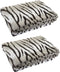 Fleece deken tijger strepen dierenprint 150 x 200 cm - Woondecoratie plaids/dekentjes met dierenprint