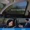 Exclusive by TW Luxe Zonnescherm Auto - UV Bescherming - Dubbellaags Design - Zwart (2 stuks)
