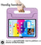 imoshion Tablet Hoes Kinderen - Geschikt voor iPad 11 (2025) 11 inch / 10e generatie (2022) 10.9 inch - Kidsproof Backcover met handvat - Lila