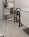 Atmooz - Handdoekrek Donau - zwart - Badkamer - Staand - Design - Hoogte 82cm - Metaal