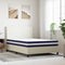 vidaXL - Pocketveringmatras - middelhard-hard - 140x190 - cm