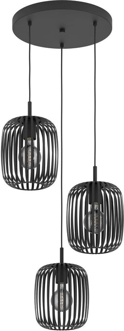 EGLO Romazzina - Hanglamp - Ø 46 cm - E27 - Zwart