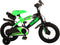 Volare Sportivo Kinderfiets - Jongens - 12 inch - Neon Groen/Zwart - 95% afgemonteerd
