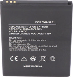 Accu geschikt voor de Wiko Pulp FAB 3G, Pulp FAB 4G batterij 5251
