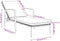 vidaXL - Ligbed - met - kussen - poly - rattan - zwart
