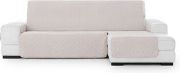Hoes voor chaise longue met korte armleuning rechts Eysa MONTBLANC Beige 100 x 110 x 200 cm