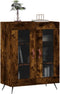 vidaXL - Dressoir - 69,5x34x90 - cm - bewerkt - hout - gerookt - eikenkleurig
