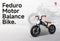 Qplay Feduro Loopfiets 12 inch - Kinderfiets - Zwart