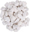 vidaXL - Kiezelstenen - gepolijst - 2-5 - cm - 25 - kg - wit