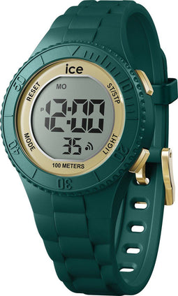 Ice Watch ICE digit - Verdigris gold 021619 Horloge - Siliconen - Grijs - Ø 34 mm