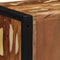 vidaXL - Nachtkastje - 40x35x40 - cm - massief - gerecycled - hout - meerkleurig