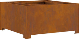 vidaXL - Vierkante - Vuurkorf - 80x80x40 - cm - Weerbestendig - Staal