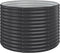 vidaXL - Plantenbak - 100x100x68 - cm - gepoedercoat - staal - antracietkleurig