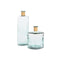 Vaas Home ESPRIT Transparant Russen Gerecycled glas Natuurlijk 25 x 25 x 75 cm