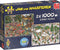 Jan van Haasteren - Puzzel - Kerstdiner & Kerstbomenmarkt - 2x1000 stukjes (2 stuks)
