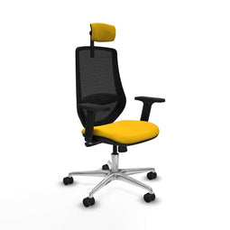 Bureaustoel Piqueras y Crespo D086N2W Geel