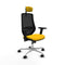 Bureaustoel Piqueras y Crespo D086N2W Geel