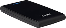 TooQ TQE-2526B - Externe behuizing - 2.5" SATA III USB 3.2 (Gen1) - Zwart