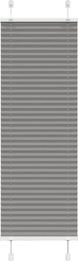 vidaXL - Plissé - rolgordijn - 50x150 - cm - stofbreedte - 49,4 - cm - antraciet