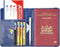 Luxe style RFID Paspoort hoesje Anti Skim - Paspoorthouder Marine Blauw