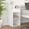 vidaXL - Nachtkastje - met - lade - 35x34x66,5 - cm - wit