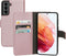 Mobiparts Galaxy S21 - Wallet Case - Saffiano motief - Roze
