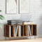 vidaXL - Recordkast - Artisan - Eiken - 100x38x48 - cm - Geëngineerd - Hout