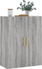 vidaXL - Wandkast - 69,5x34x90 - cm - grijs - sonoma - eikenkleurig