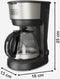 Black & Decker BXCO600E - Filterkoffiezetapparaat 600W 6 kopjes - Zwart