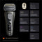 Braun Series 9 PRO+ 9675cc - Elektrisch scheerapparaat - 5+1 scheerelementen - 100% waterdicht