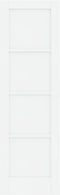 vidaXL - Interne - Deur - 'ORKDAL'Wit - 61x198,5x4 - cm - Massief - Vurenhout